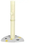 PawHut Kratzstamm, 62cm Kratzs&auml;ule f&uuml;r Katzen mit Kratzball, Katzenkratzbaum