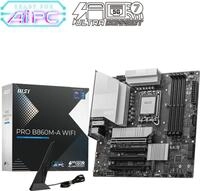 MSI PRO B860M-A WIFI, Intel, LGA 1851 (Socket V1), Intel Core Ultra (Series 2), LGA