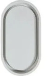 Rayher Silikon Gie&szlig;form Untersetzer Oval, 17,8x9,5x1,6cm