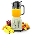 Cecotec Power Black Titanium RetroGreen, Tischplatten-Mixer, 1,5 l, Pulsfunktion,