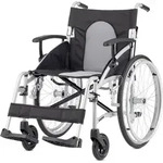 Bischoff & Bischoff Transportrollstuhl Vida mit 22" Greifreifen, faltbar, die