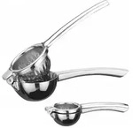 Manuelle Zitruspresse f&uuml;r Limetten, Stahl, Durchmesser 75 mm - Silber