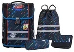 McNeill Schulranzen Ergo Perfecto Disney Schoolbag Set 5-teilig Cars dunkelblau...