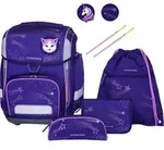 Schneiders Schulranzen Ergolite Set 9-teilig Flashlight violett - Violett/Lila