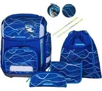 Schneiders Schulranzen Ergolite Set 9-teilig Blue Vibes blau - Blau
