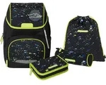 SCHNEIDERS ERGOJET 78456-080 6-tlg. Schultaschenset Spaceship black - Schwarz