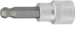 KS Tools 1/4 Bit-Stecknuss Innensechskant mit Kugelkopf, 4 mm