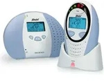 Alecto DBX-88 ECO - DECT Babyphone mit Full ECO-Modus und Display, wei&szlig;/blau - Blau