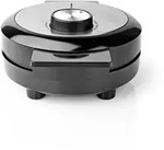 Nedis KAWP100BK, 1 Waffel(n), Kreis, Schwarz, Silber, 19 cm, Aluminium,...