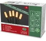 Konstsmide 6347-820 Micro LED Lichterkette, slim frosted, 50 bernsteinfarbene...