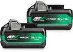 HiKOKI MULTI VOLT Akku BSL36A18X 2 St&uuml;ck - 18V 5.0 Ah / 36V 2.5 Ah Akku, Li-Ion,