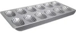 St&auml;dter We Love Baking Backform B&auml;rentatzen Madeleines, Metall, Silber, 40 x 20 cm