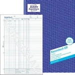 Avery Zweckform 426, Kassenbuch, A4, EDV-gerecht, mit Blaupapier, 100 Blatt - Wei&szlig;
