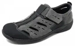 Rohde Herren Halbschuhe Slipper Leder Klettverschluss Rostock 1235, Gr&ouml;&szlig;e:41 EU,