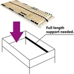 vidaXL Lattenrost mit 28 Latten 7 Zonen 70x200 cm - Braun