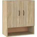 vidaXL Wandschrank Sonoma-Eiche 60x31x70 cm Holzwerkstoff - Braun