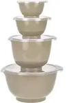 Rosti R&uuml;hrsch&uuml;ssel Set 4tlg. mit Deckel "Margrethe" New beige (humus)