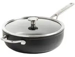 KITCHENAID 28cm Antihaft-Pfanne/Bratpfanne, Geh&auml;rtetes Aluminium, mit Deckel -