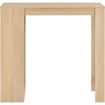 vidaXL Bartisch mit Regal Eichenbraun 110x50x103 cm - Braun