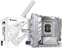 GIGABYTE B860I AORUS PRO ICE Mainboard - Intel Core Ultra CPUs, 8+1+2+1 Phasen...