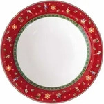 Villeroy & Boch Toy's Delight Specials Suppenteller rot 23cm - Wei&szlig;