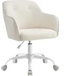 B&uuml;rostuhl SABINA, max. 110 kg, wei&szlig;/beige - Wei&szlig;/Beige