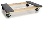 Toolland Robuster M&ouml;belroller mit extra gro&szlig;er Holzplattform 76 x 46 cm, 4