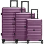 Redolz Essentials 08 3-SET 4 Rollen Kofferset 3-teilig - Violett/Lila