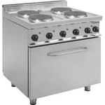 Elektroherd Mit Elektrobackofen Modell E7/Cuet4Le, Ma&szlig;e: B 800 X T 700 X H 850 -