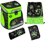Scooli EasyFit Glow EditionSet 5-tlg. DIN Space Robot - Schwarz