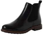 Tamaris Damen Stiefel, schwarz(blackleather), Gr. 36 - Schwarz - 36