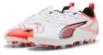 Puma Kinder Ultra 5 Match FG/AG Fussballschuhe-108167 777, Farbe:Wei&szlig;, Kinder