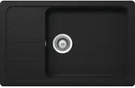 Unterbausp&uuml;le SCHOCK Formhaus D-100LS-U 780 x 500 mm onyx FOMD100LSUGON - Schwarz