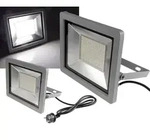 LED-Fluter SlimLine CTF-SLT 99 silber 100W 9230lm 4000K neutralwei&szlig; IP44