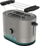 Cecotec 03285, 2 Scheibe(n), Edelstahl, Edelstahl, Drehregler, Tasten, 1400 W -