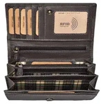 Benthill Geldb&ouml;rse Damen Leder - Hochwertige weiche Vintage EchtLeder Damen