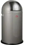 WESCO Abfallsammler 175831-13 PUSHBOY in GRAPHIT mit 50 Liter Volumen und Klappdeckel