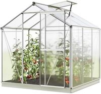 Gew&auml;chshaus Jasmin 3 Alu-Rahmen 192x192cm Polycarbonat Platten - mit...