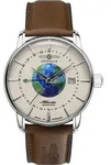 Zeppelin Herrenuhr Zeppelin Atlantic Automatik GMT Herrenuhr Zeppelin-8468-5 - Silber