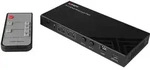 Lindy 38313, AV-Matrix-Umschalter, 7680 x 4320 Pixel, 40 Gbit/s, LPCM, Schwarz,