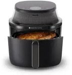 Philips Airfryer 3000 Serie Hei&szlig;luftfritteuse, Schwarz, 7,2L - Schwarz