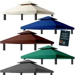 freigarten.de Ersatzdach f&uuml;r Pavillon 3x3 Meter Wasserdicht Material: Panama PCV