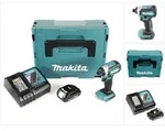 Makita DTD 153 RA1J Akku Schlagschrauber 18 V 170 Nm 1/4" Brushless + 1x Akku 2,0 Ah