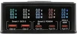 Exsys Multiport HighPower Charger 15W m.QI USB-C PD max.160W