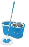 Esperanza EHS006 Blau Wei&szlig; Mikrofaser Mop mit Eimer - Blau