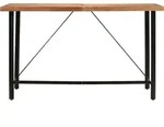 vidaXL Bartisch 180x70x107 cm Massivholz Akazie und Eisen - Braun