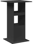 vidaXL Bartisch mit Ablagen Schwarz 60x60x102 cm Holzwerkstoff - Schwarz