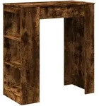 vidaXL Bartisch mit Regal R&auml;uchereiche 95x47x103,5 cm Holzwerkstoff - Braun