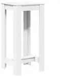 vidaXL Bartisch Wei&szlig; 51x50x103,5 cm Holzwerkstoff - Wei&szlig;