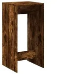 vidaXL Bartisch R&auml;uchereiche 51x50x103,5 cm Holzwerkstoff - Braun